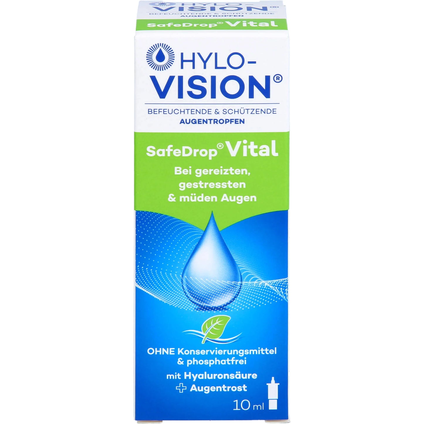 HYLO-VISION SafeDrop Vital eye drops, 10 ml