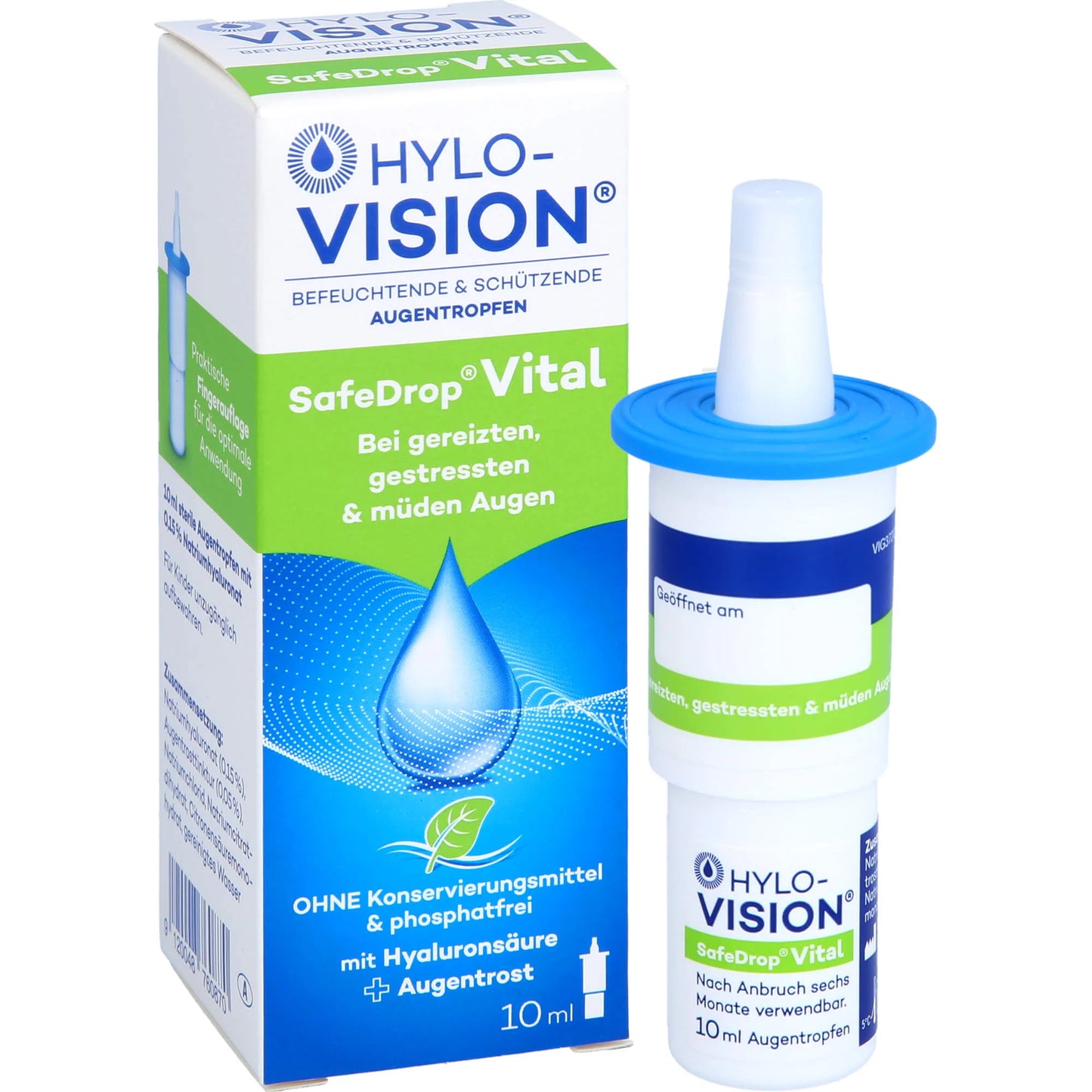 HYLO-VISION SafeDrop Vital eye drops, 10 ml