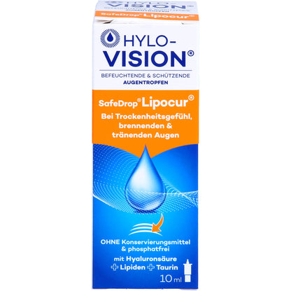 Hylo-Vision SafeDrop Lipocur, 10 ml