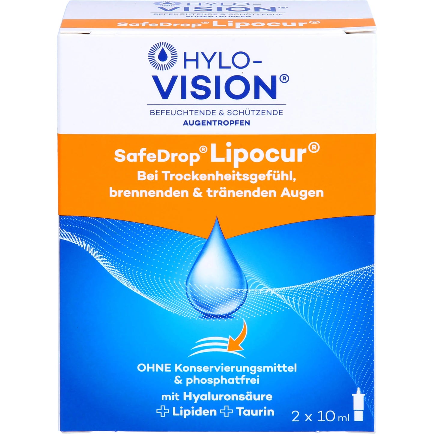 Hylo-Vision SafeDrop Lipocur, 20 ml