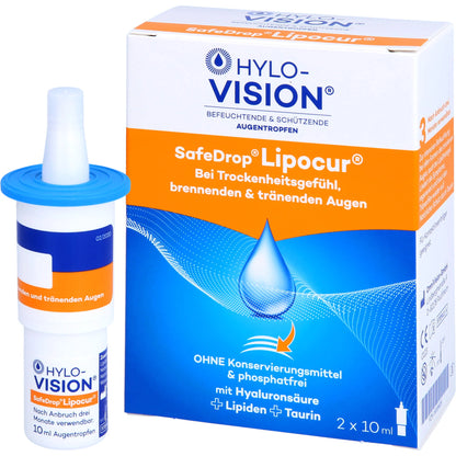 Hylo-Vision SafeDrop Lipocur, 20 ml