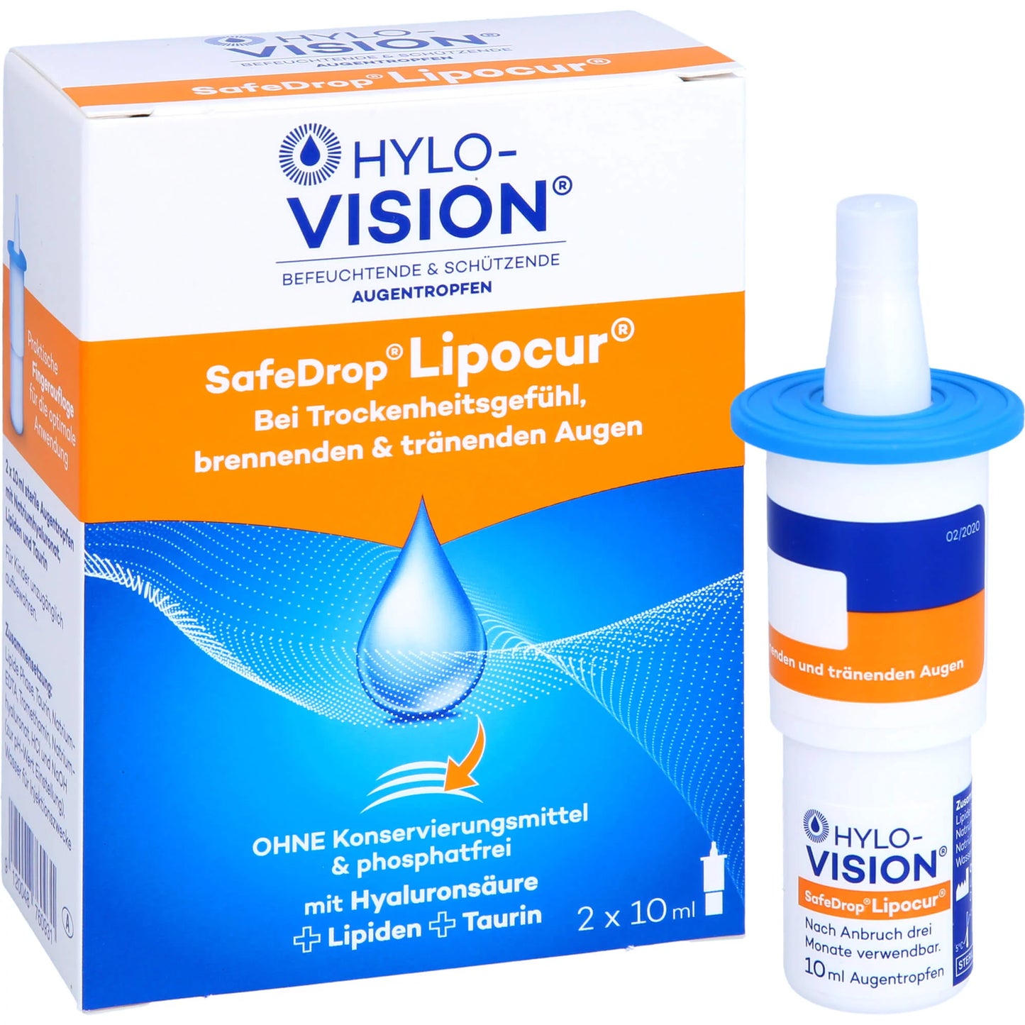 Hylo-Vision SafeDrop Lipocur, 20 ml