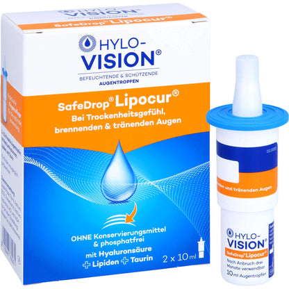 Hylo-Vision SafeDrop Lipocur, 20 ml