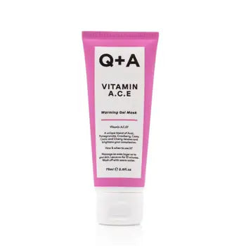 Q+A Vitamin A, C, E Warming Gel Mask 75 ml