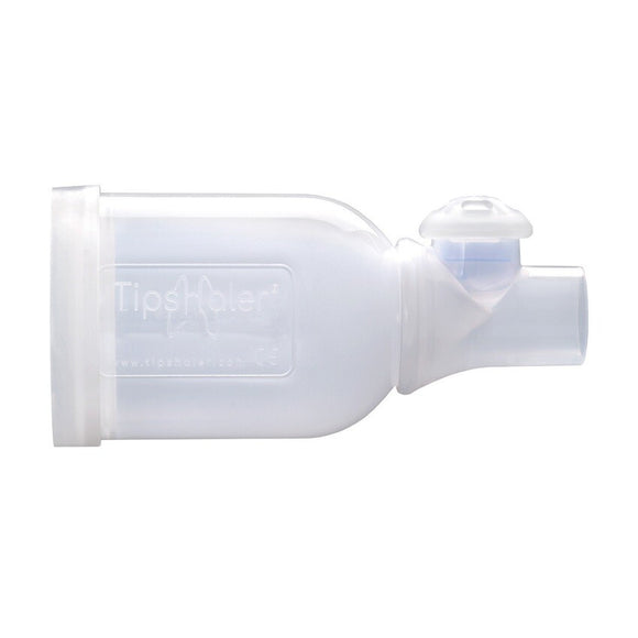Tipshaler-HospitHal Inhalation chamber with valve, sterilizable without mask