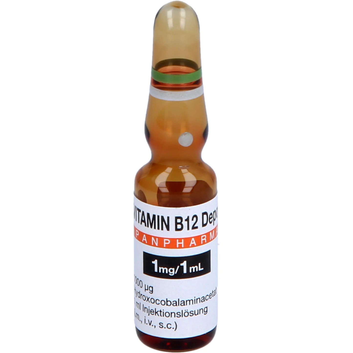 Panpharma Vitamin B12 Depot 1000 µg/ml Injection Solution, 10 ampoules