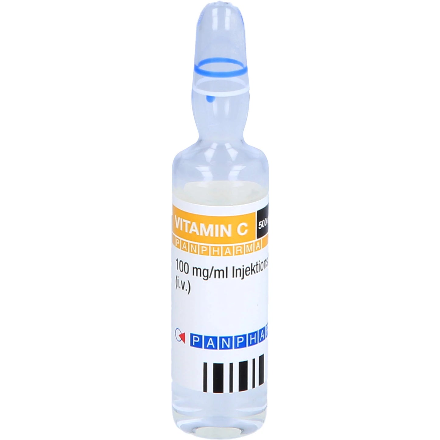 Vitamin C Panpharma 100 mg/ml solution for injection, 10 ampoules