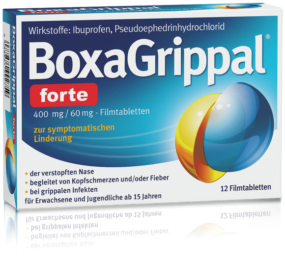 BoxaGrippal forte 400 mg/60 mg 12 film-coated tablets