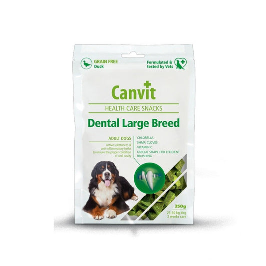 Canvit Dental Large Breed Snack for dogs 250g