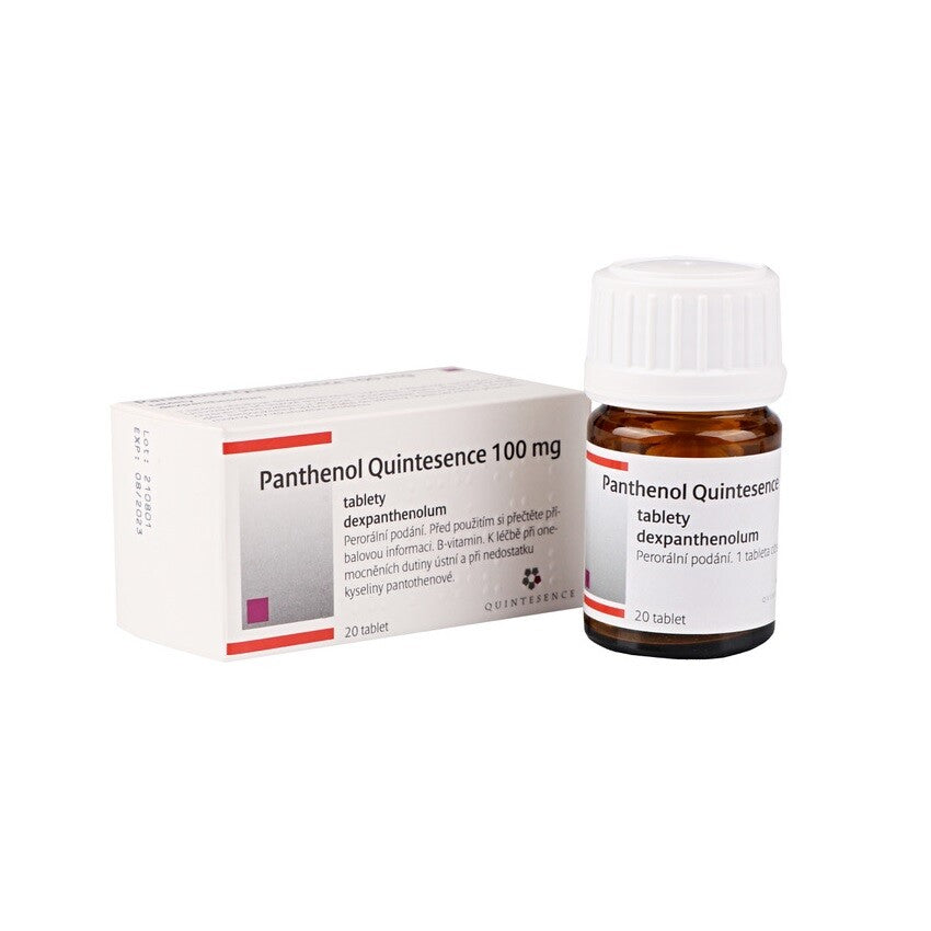 PANTHENOL QUINTESSENCE 100MG - 20 non-coated tablets