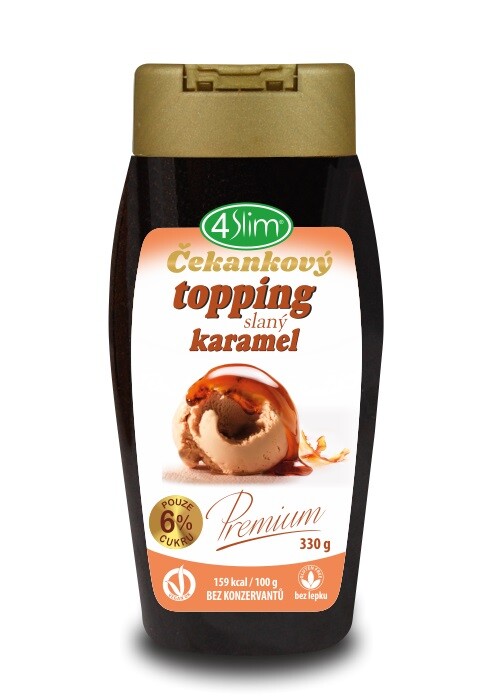 4Slim Chicory topping salted caramel Premium 330g