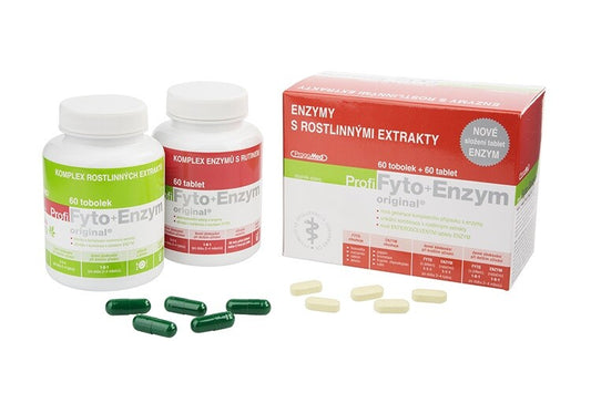 PRAGOMED Profi Phyto + Enzyme 60 capsules + 60 tablets