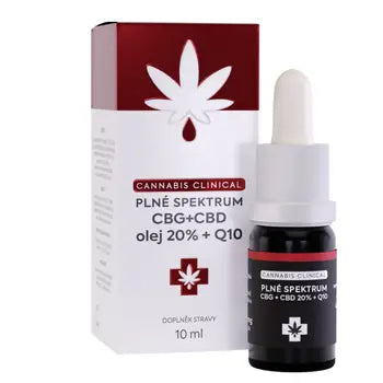 Cannabis Clinical CBG + CBD 20% + Q10 - 10 ml