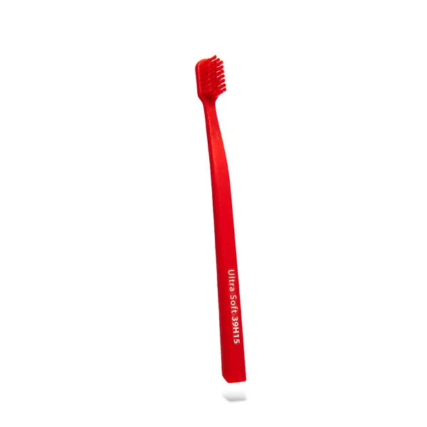 Roots Ultra Soft red toothbrush