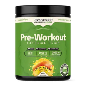 GreenFood Performance Pre-Workout Juicy mango 495 g