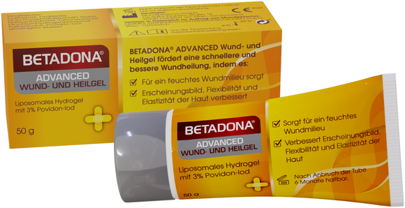 Betadona Advanced wound healing gel 50 g
