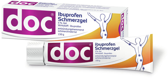 doc Ibuprofen pain gel, 5% gel 150 g