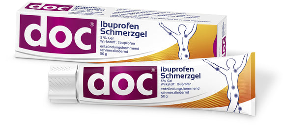 doc Ibuprofen pain gel, 5% gel 50 g