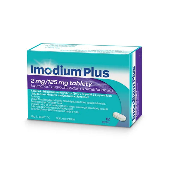 Imodium Plus 2 - 12 tablets