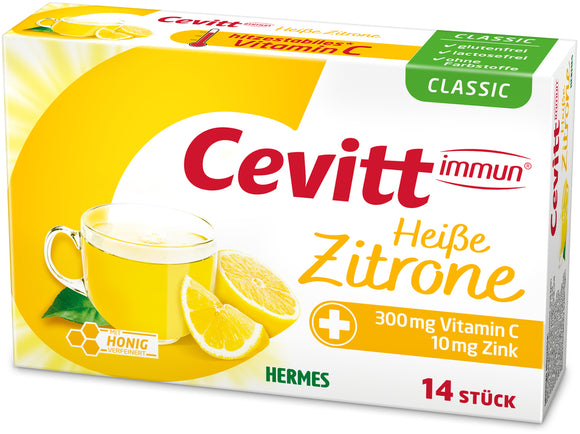 Cevitt immune hot lemon classic 14 sachets