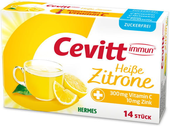 Cevitt immune hot lemon sugar-free 14 sachets