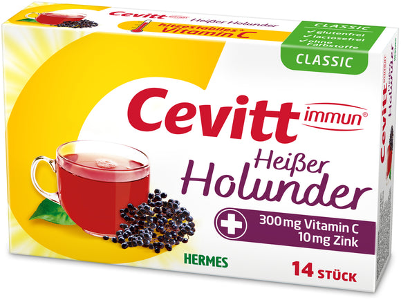 Cevitt immune hot elderberry classic 14 sachets