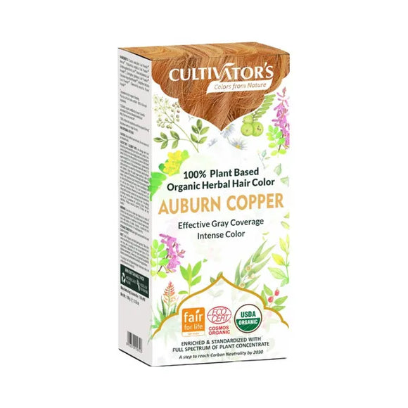 Cultivator's Organic Herbal Hair Color Auburn Copper