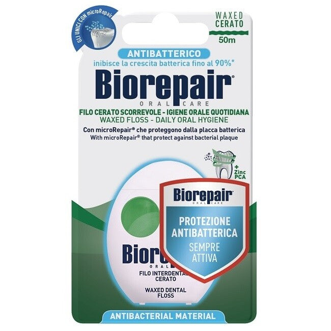 Biorepair Dental floss with wax 50 m