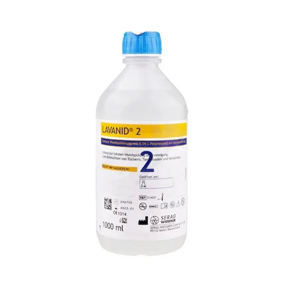 Lavanid 2 Ringer's solution with 0.04% polyhexanide 1000 ml