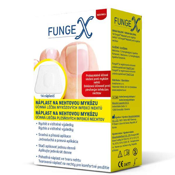FungeX nail mycosis patch 14pcs