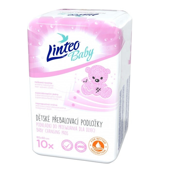 LINTEO BABY Changing pads 60 x 60cm; 10 pcs