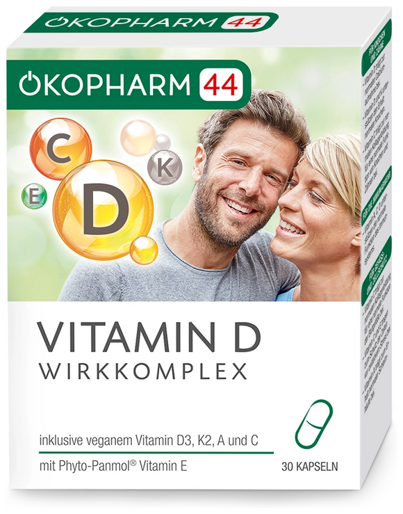 Ökopharm44 Vitamin D active complex 30 capsules