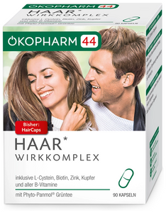 Ökopharm Haar Wirkkomplex Hair Active Complex (Formerly HairCaps) 90 capsules
