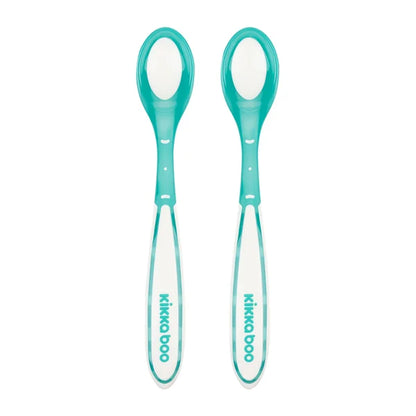 KikkaBoo heat sensing spoons mint 2 pcs