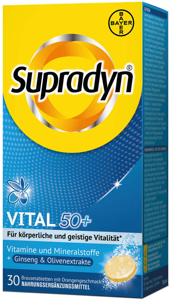 Supradyn vital 50+; 30 effervescent tablets