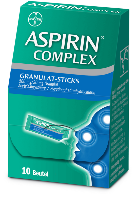 Aspirin Complex Granule Sticks 500 mg 10 sachets