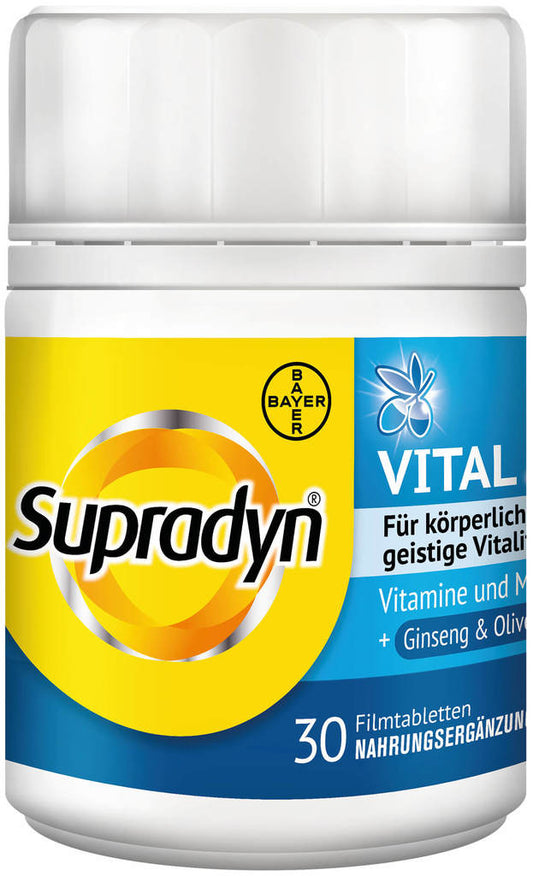 Supradyn vital 50+; 30 film-coated tablets