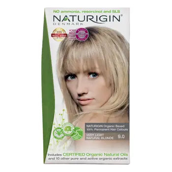 NATURIGIN Organic Permanent Hair Color Very Light Natural Blonde 9.0 - 115 ml