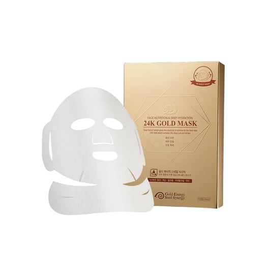 Gold Energy Snail Synergy 24k Gold Mask Face Nutrition platinum mask 10 pcs