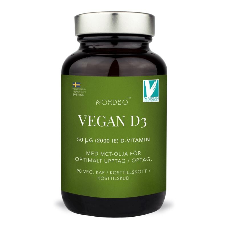 Nordbo Vegan D3 - 90 capsules