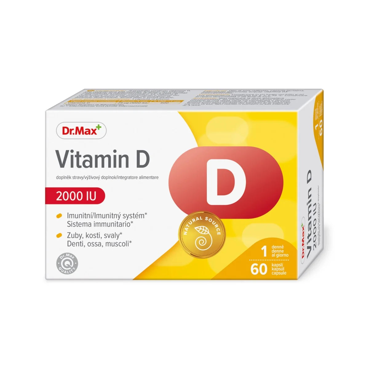 Dr. Max Vitamin D 2000 IU 60 Capsules
