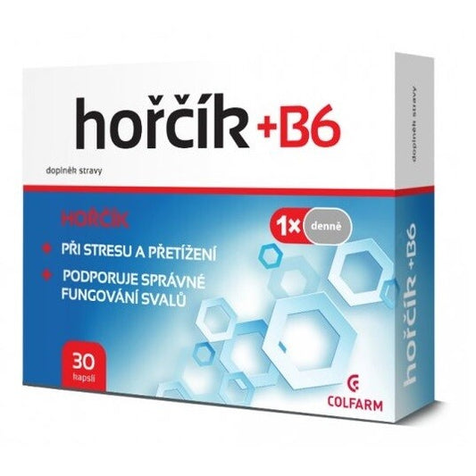 Colfarm Magnesium + B6 - 30 Capsules