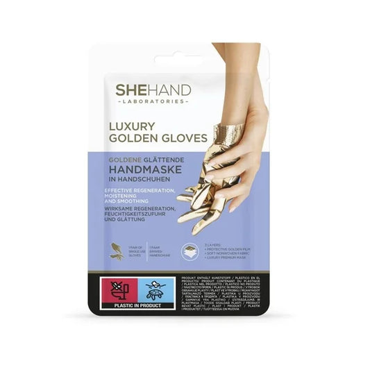 SheHand Luxury Golden Gloves 1 Pair