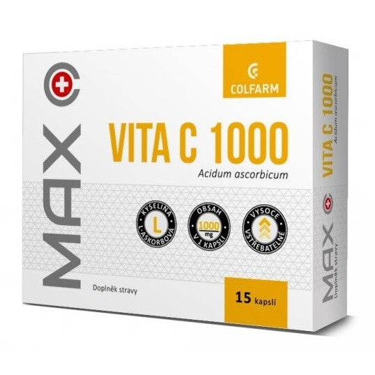 Colfarm MAX Vita C 1000mg 15 capsules