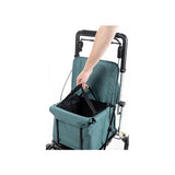 Carlett Senior Assist 38l light gray wheeled shopping bag trolley