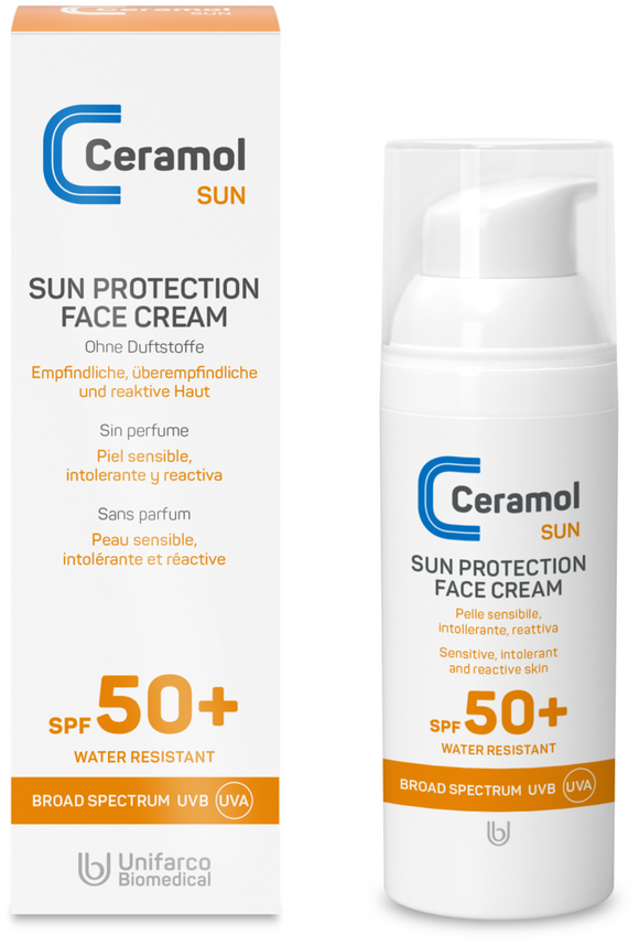 Ceramol Sun Protection Face Cream SPF50+; 50 ml