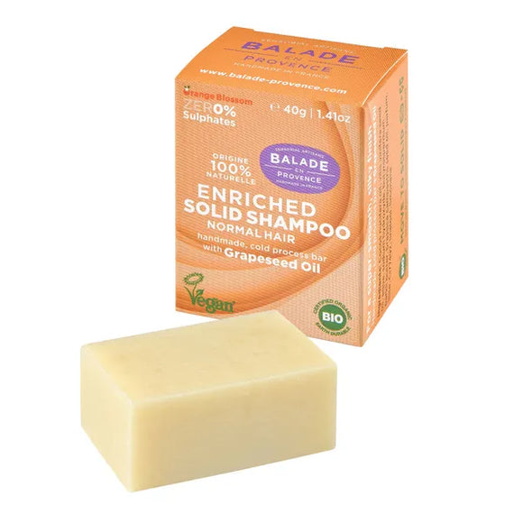 Balade en Provence Enriched solid shampoo Orange blossom 40 g