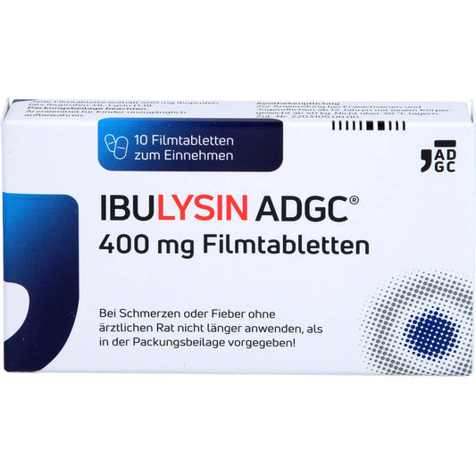 Ibulysin ADGC 400 mg film-coated tablets for pain and fever relief