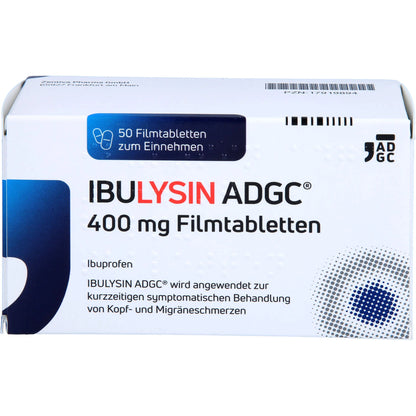 Ibulysin ADGC 400 mg film-coated tablets for pain and fever relief