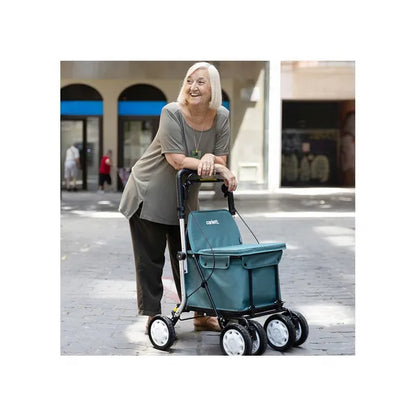 Carlett Senior Assist 38l dark gray wheeled shopping bag trolley